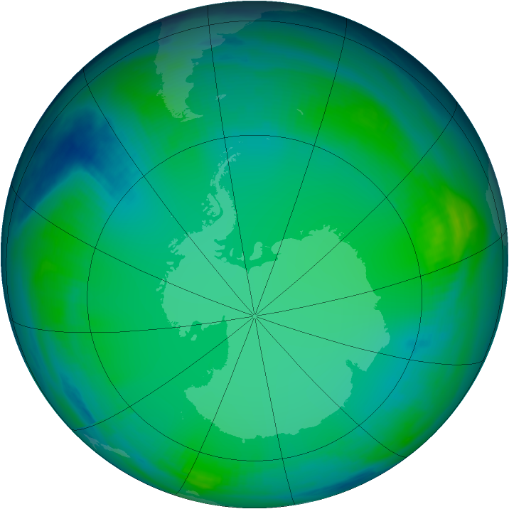 Ozone Map 1999-07-01